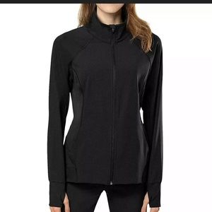 Tangerine athletic jacket black Large